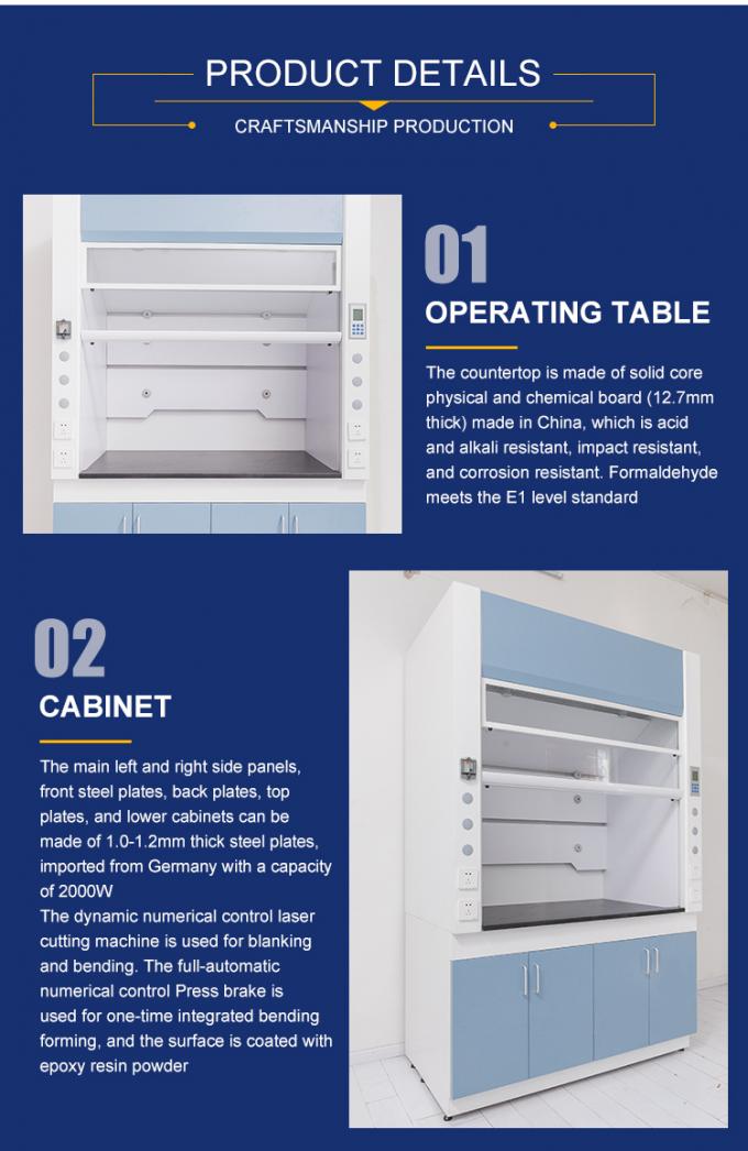 Лабораторный дымовой капот с системой фильтрации активированного углерода 0