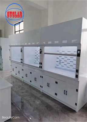 Хорошая цена 220V химический дымовой капот лаборатории кислотный дымовой капот Стены с горизонтальной структурой онлайн