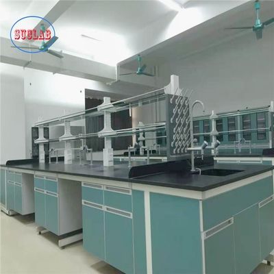 Хорошая цена Рабочая скамейка химической лаборатории с высокой безопасностью и конструкцией с C-рамой с огнеупорными характеристиками онлайн