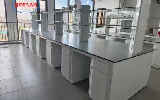 Хорошая цена Upgrade Your Lab with Modern and Durable Powder Coating Laboratory Workstation Furniture онлайн