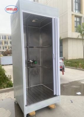 Хорошая цена Душевая головка из нержавеющей стали настройка кабины аварийный душ и очистка глаз с широким охватом распылителя онлайн