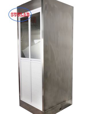 Хорошая цена Промышленный душ безопасности чрезвычайных ситуаций комната для промывания глаз с глазкой для распыливания с мягким потоком и глазкой для душа из нержавеющей стали онлайн